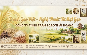 Vietnamese rice paintings - Art from grains of rice
