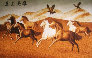 Tranh gạo nghệ thuật